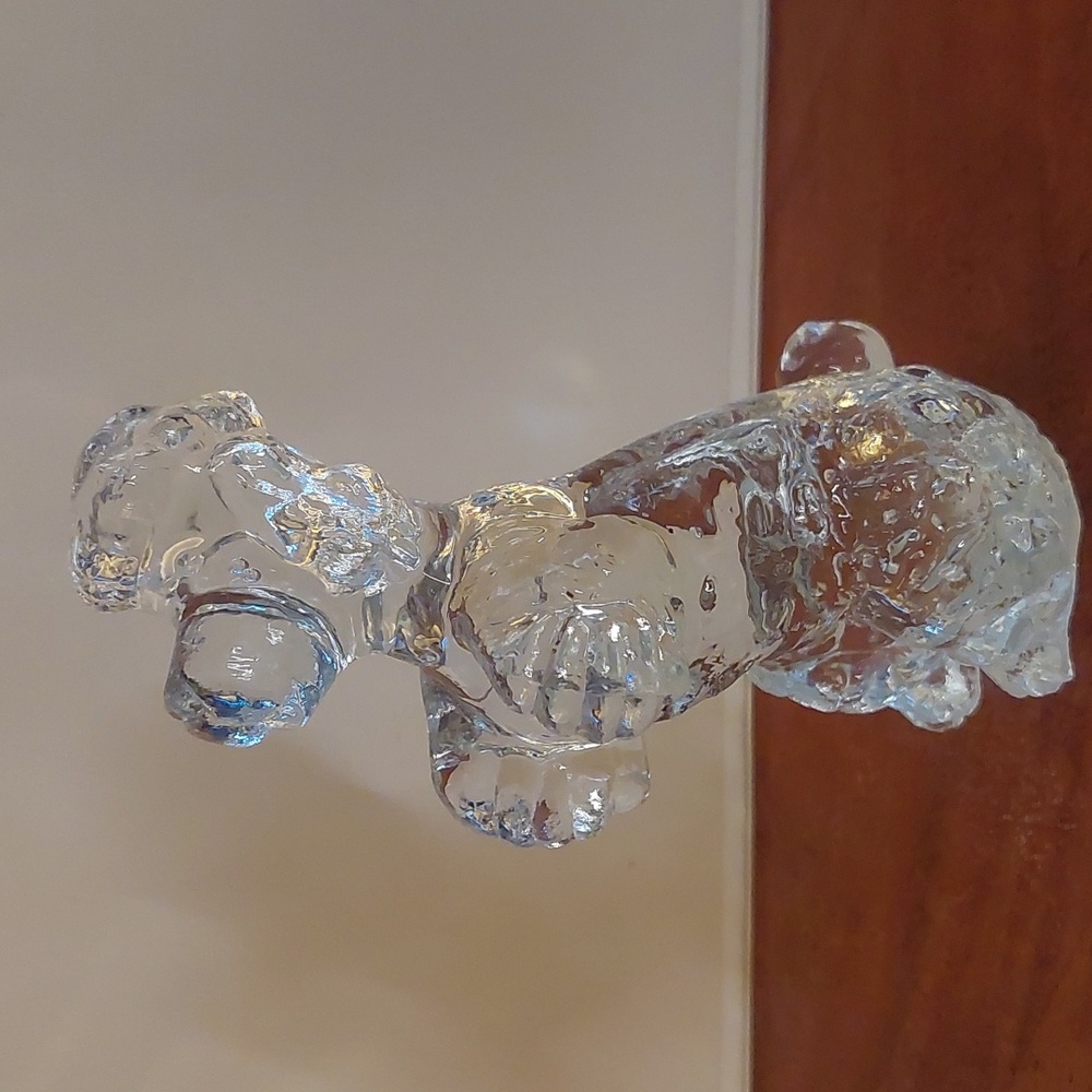 Vintage Glass Poodle